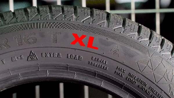 Что значит маркировка XL на шинах