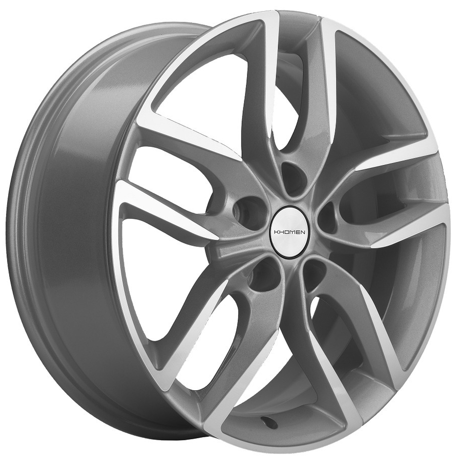 Диски Khomen Wheels KHW1708 6.5x17/5x114.3 D67.1 ET40 KHOMEN-WHEELS-F-SILVER-FP