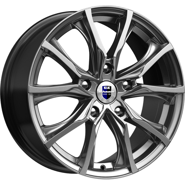 Диски K&K Твист 7.5x17/5x108 D67.1 ET49 K-AND-K-DARK-PLATINUM
