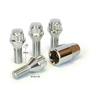 Болты секретные Вектор 372110H1 M12x1.25 S28 H17/19 Cr конус