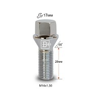 Болт M14x1.5 S28 H17 Cr конус Вектор 1820 Cr